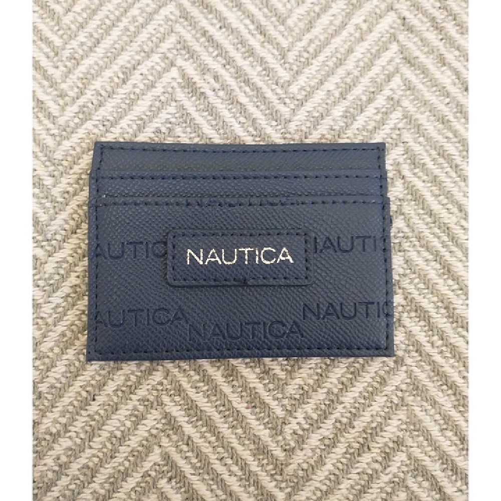 NWOT NAUTICA Navy Blue Card Holder/Wallet